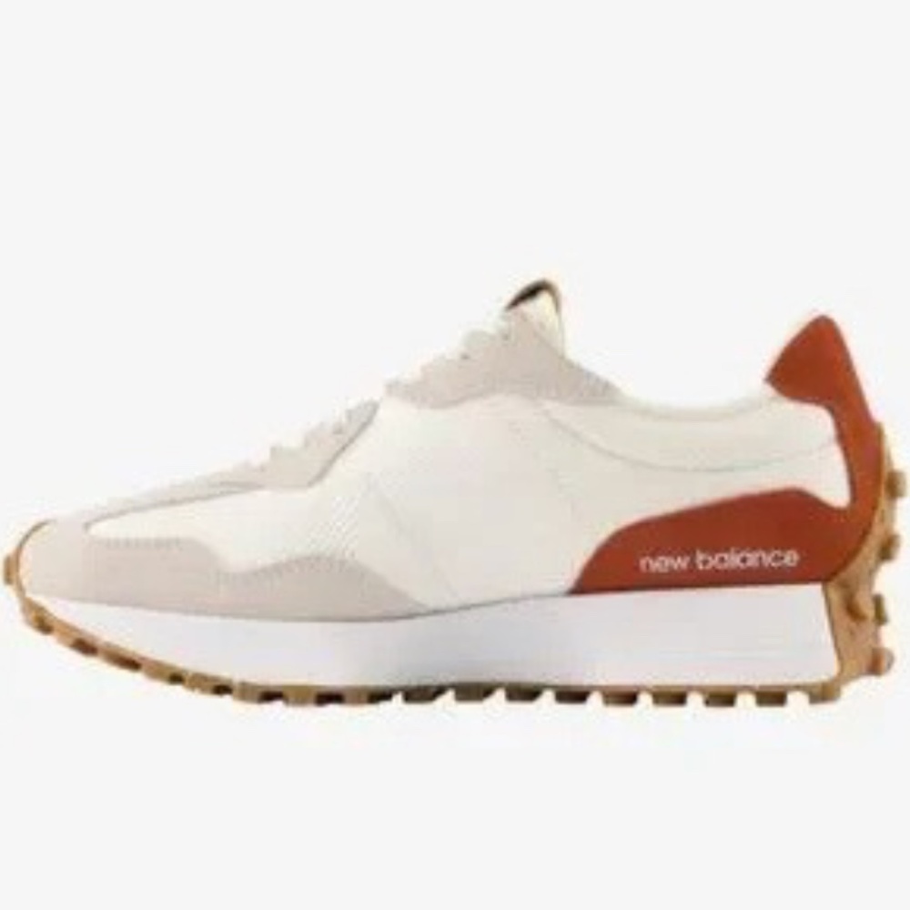 New Balance 327 Women’s Sea Salt Rust Oxide White Cream Rust Shoes Size